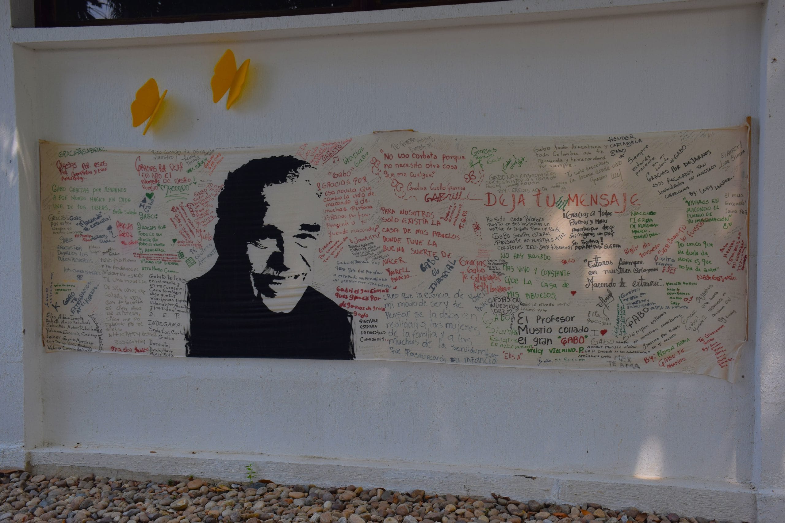 Tribute to Gabo at Aracataca house museum