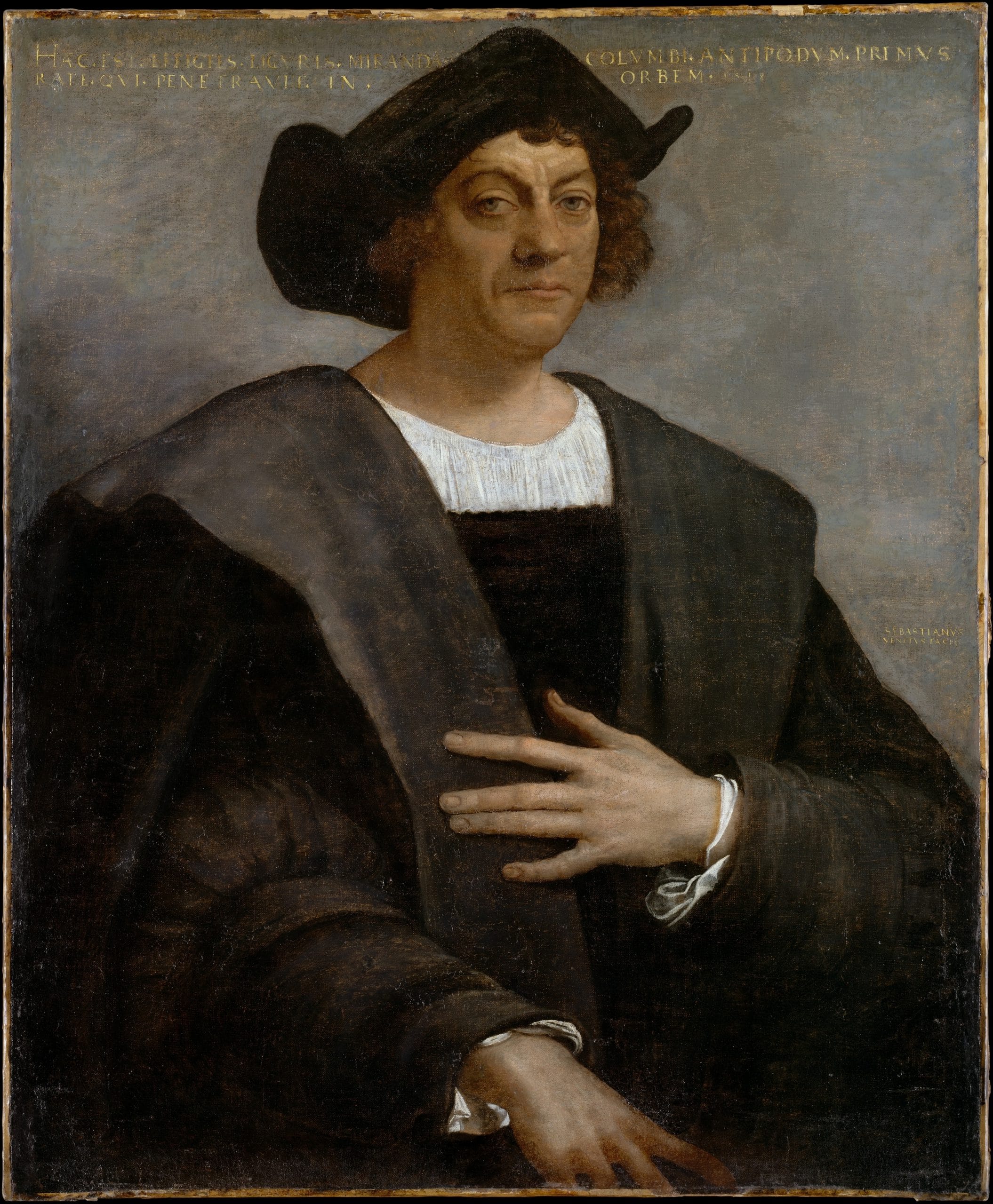 Portrait of a man thought to be Columbus in the Metropolitan Museum of Art, NYC