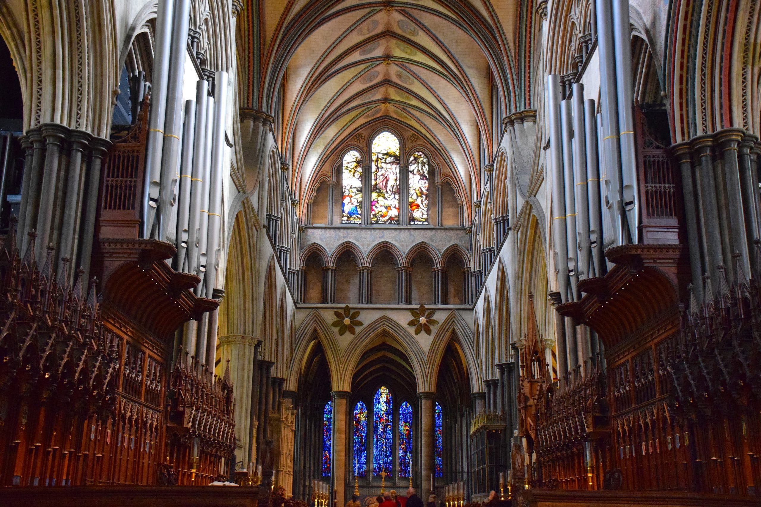 interior of Salisbury Cathedral